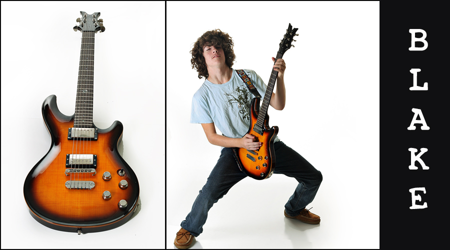 Blake collage board guitar
