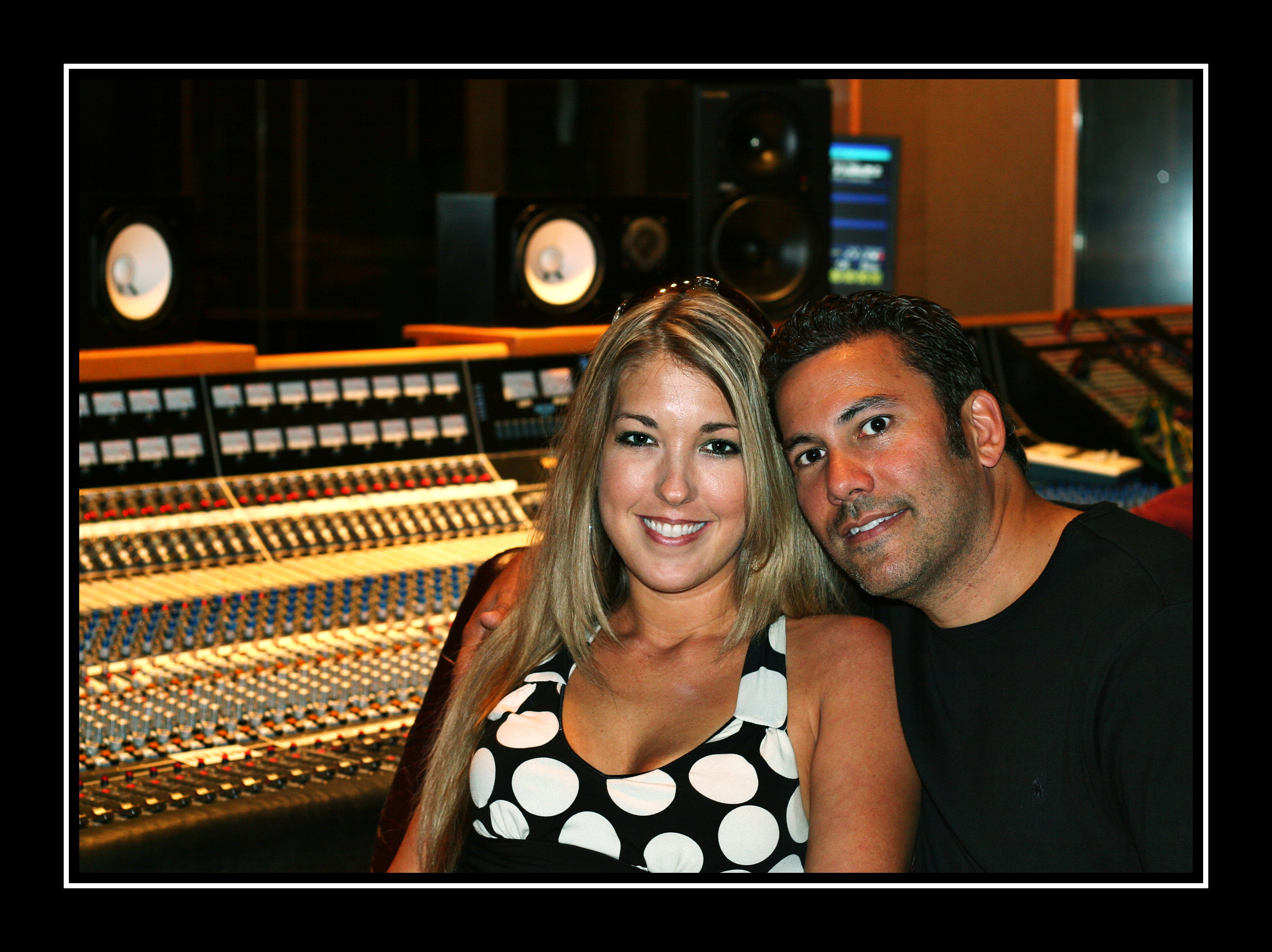 Darren & Andrea studio framed