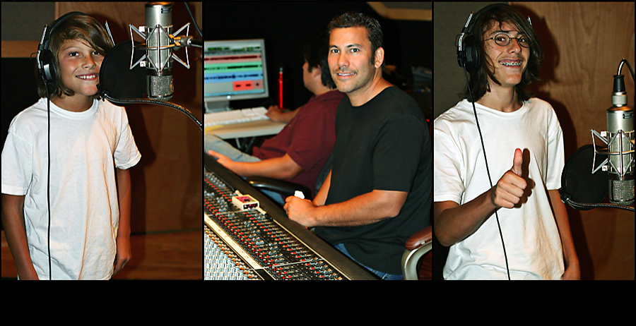 boys in studio 3 panel