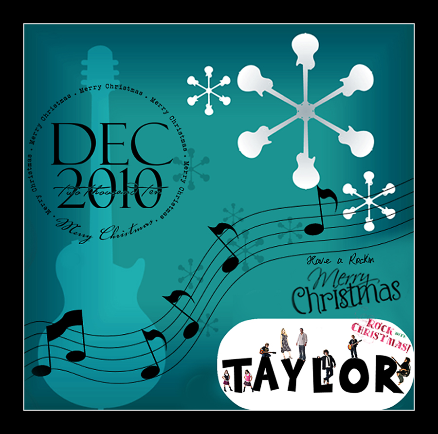 Taylor Christmas card 2010